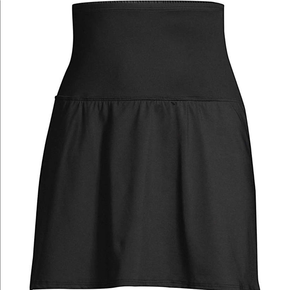 Lands’ End Tummy Control Ultra High Waisted Modest Swim Skirt size 6